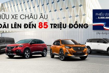 TẬN HƯỞNG NHIỀU HƠN MỘT CHUYẾN ĐI VỚI SIÊU ƯU ĐÃI TỪ PEUGEOT – THÁNG 3.2021