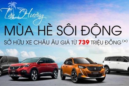 BÃO KHUYẾN MÃI HÈ ĐẾN 80 TRIỆU ĐỒNG TỪ PEUGEOT HCM