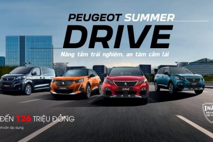 PEUGEOT SUMMER DRIVE – ƯU ĐÃI LÊN ĐẾN 126 TRIỆU ĐỒNG