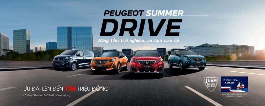Read more about the article PEUGEOT SUMMER DRIVE – ƯU ĐÃI LÊN ĐẾN 126 TRIỆU ĐỒNG
