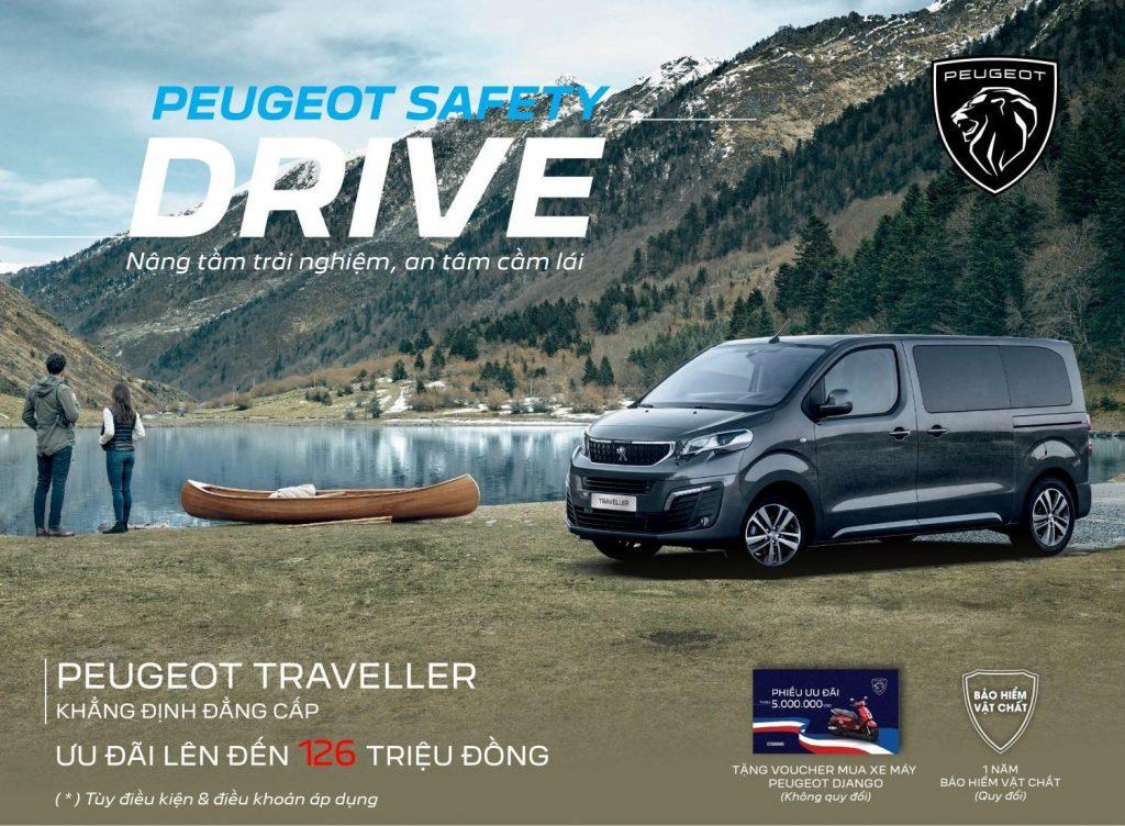 Peugeot Traveller ưu đãi tháng 7 