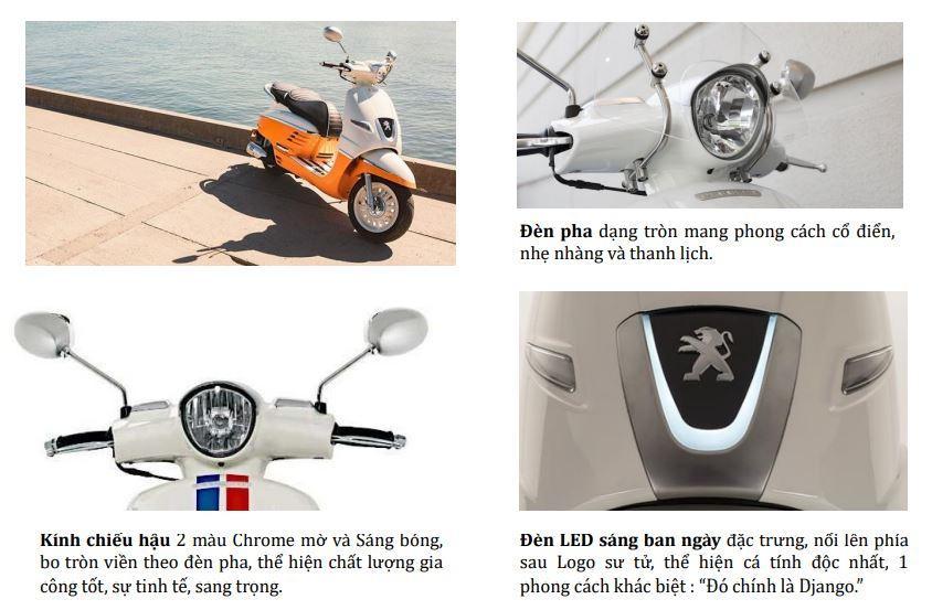 đèn xe peugeot django