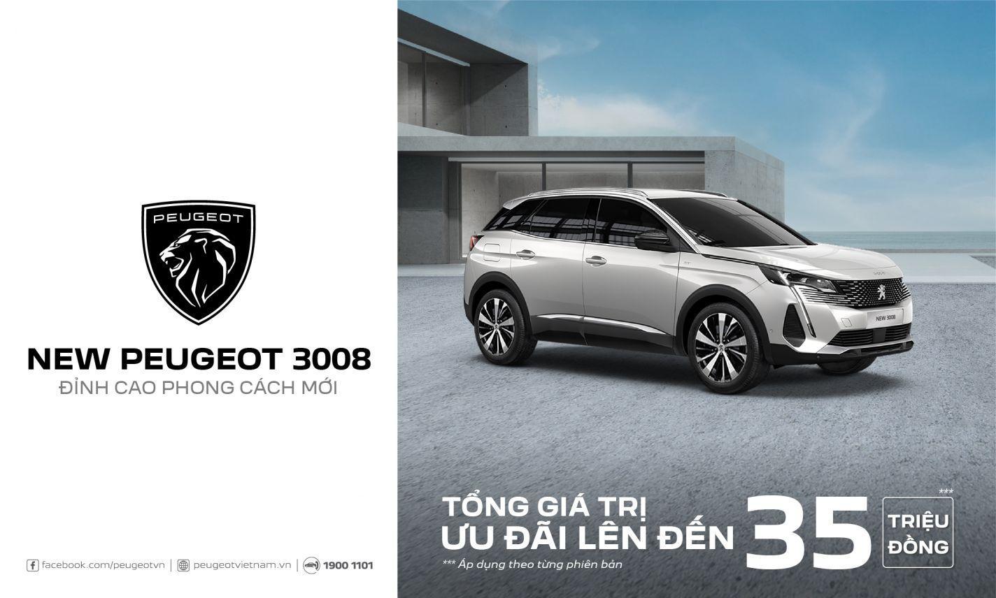 Bảng giá xe Peugeot 3008 tháng 10
