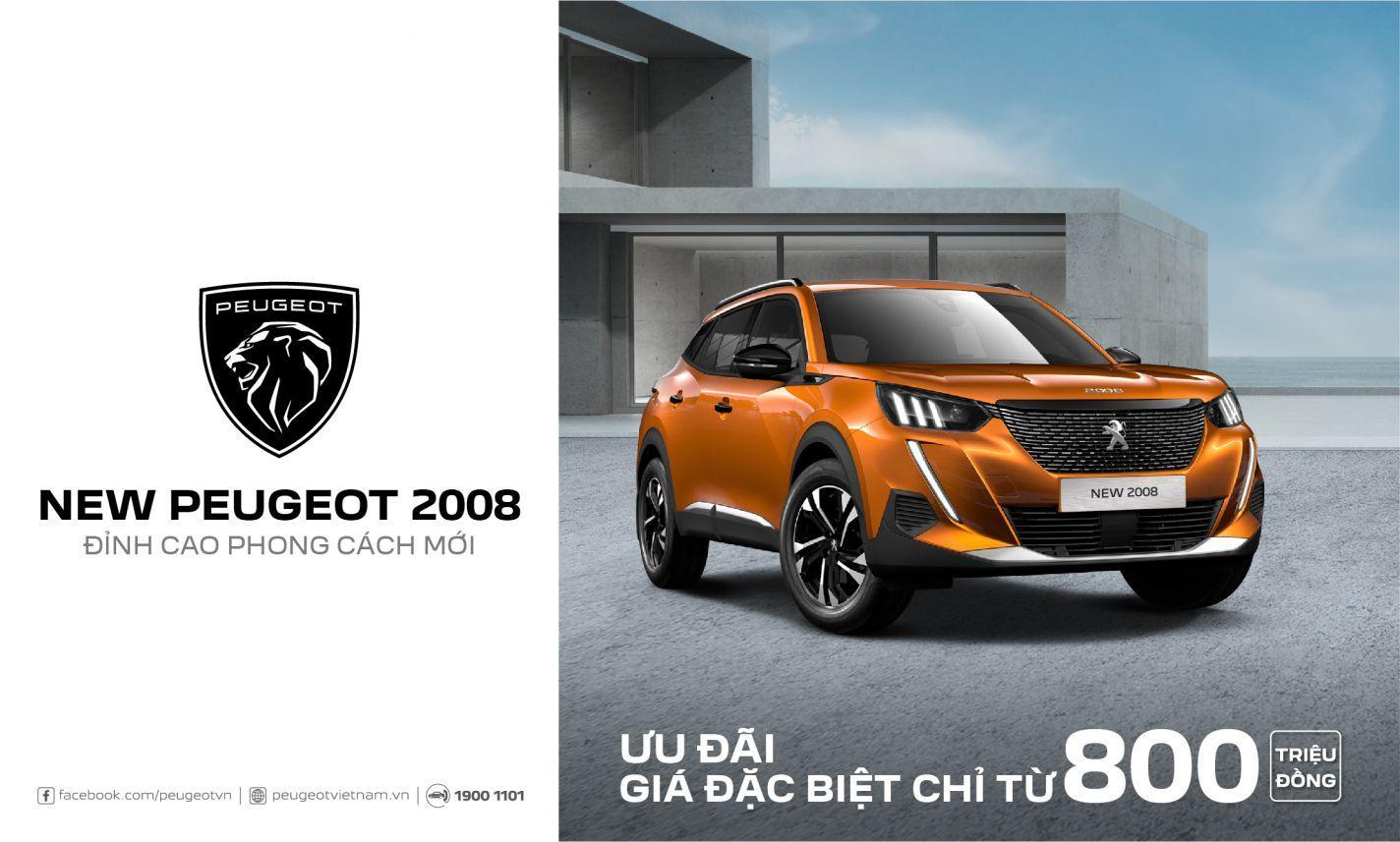 Bảng giá xe Peugeot 2008 tháng 10