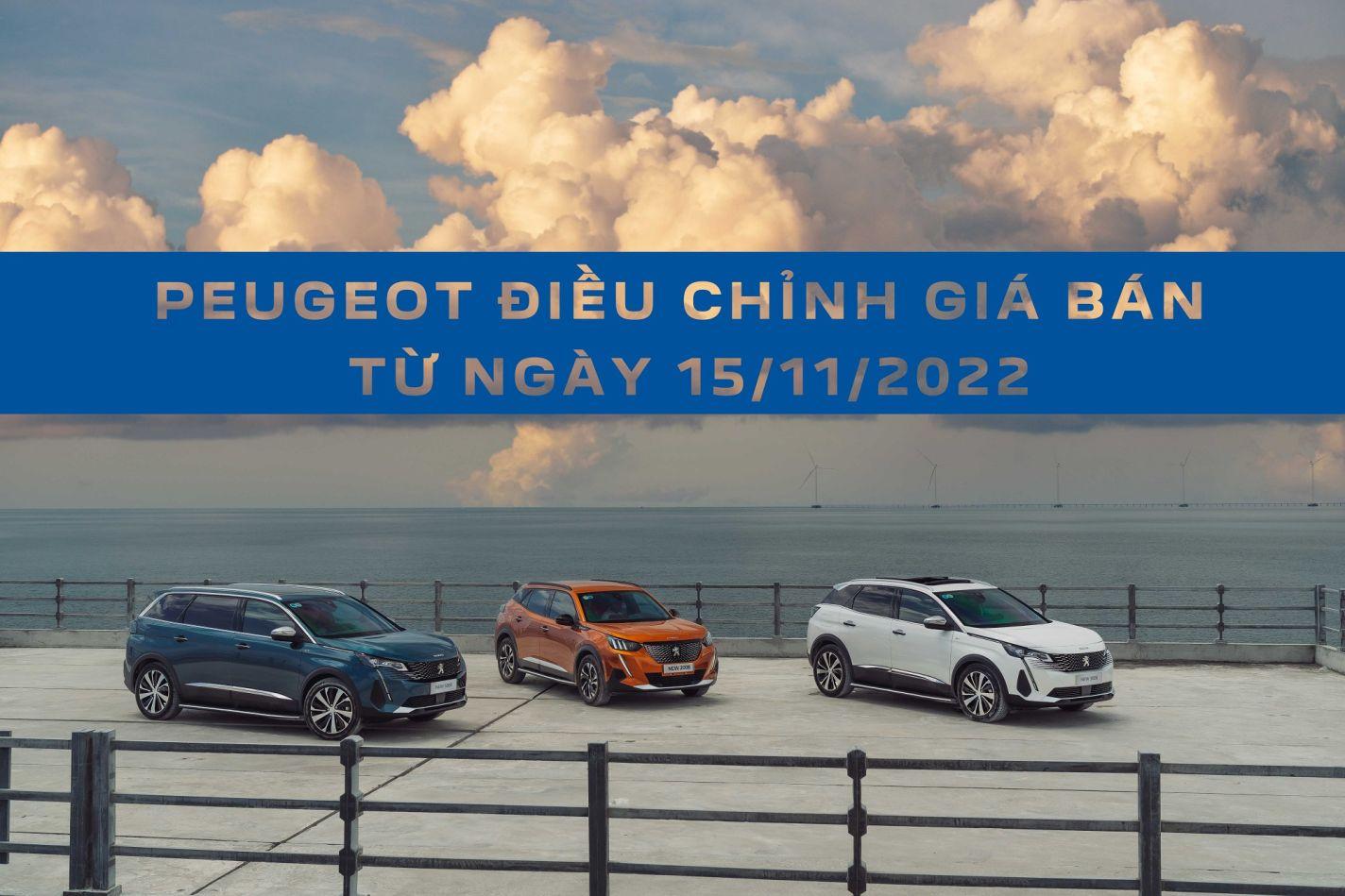 Read more about the article Peugeot tăng giá bán xe lần thứ 3 trong năm nay, cao nhất 45 triệu đồng