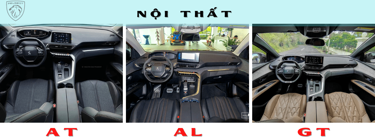 So sánh nội thất new 3008