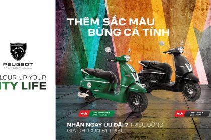 XE MÁY PEUGEOT DJANGO RA MẮT MÀU MỚI