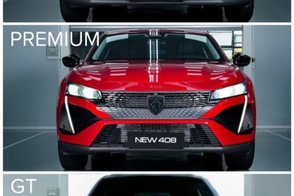 SO SÁNH NGOẠI THẤT PEUGEOT 408 ALLURE, PREMIUM & GT