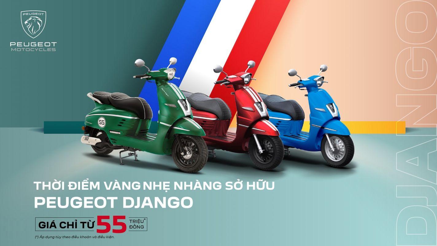 Read more about the article THỜI ĐIỂM VÀNG NHẸ NHÀNG SỞ HỮU PEUGEOT DJANGO
