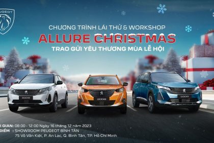 CHƯƠNG TRÌNH LÁI THỬ & WORKSHOP GIÁNG SINH “TRAO GỬI YÊU THƯƠNG MÙA LỄ HỘI”
