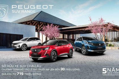 SỞ HỮU PEUGEOT VỚI CHƯƠNG TRÌNH HỖ TRỢ LỆ PHÍ TRƯỚC BẠ LÊN ĐẾN 30 TRIỆU ĐỒNG