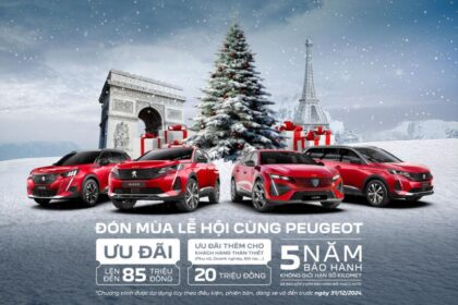 ĐÓN MÙA LỄ HỘI CÙNG PEUGEOT VỚI ƯU ĐÃI LÊN ĐẾN 100% LỆ PHÍ TRƯỚC BẠ (*)