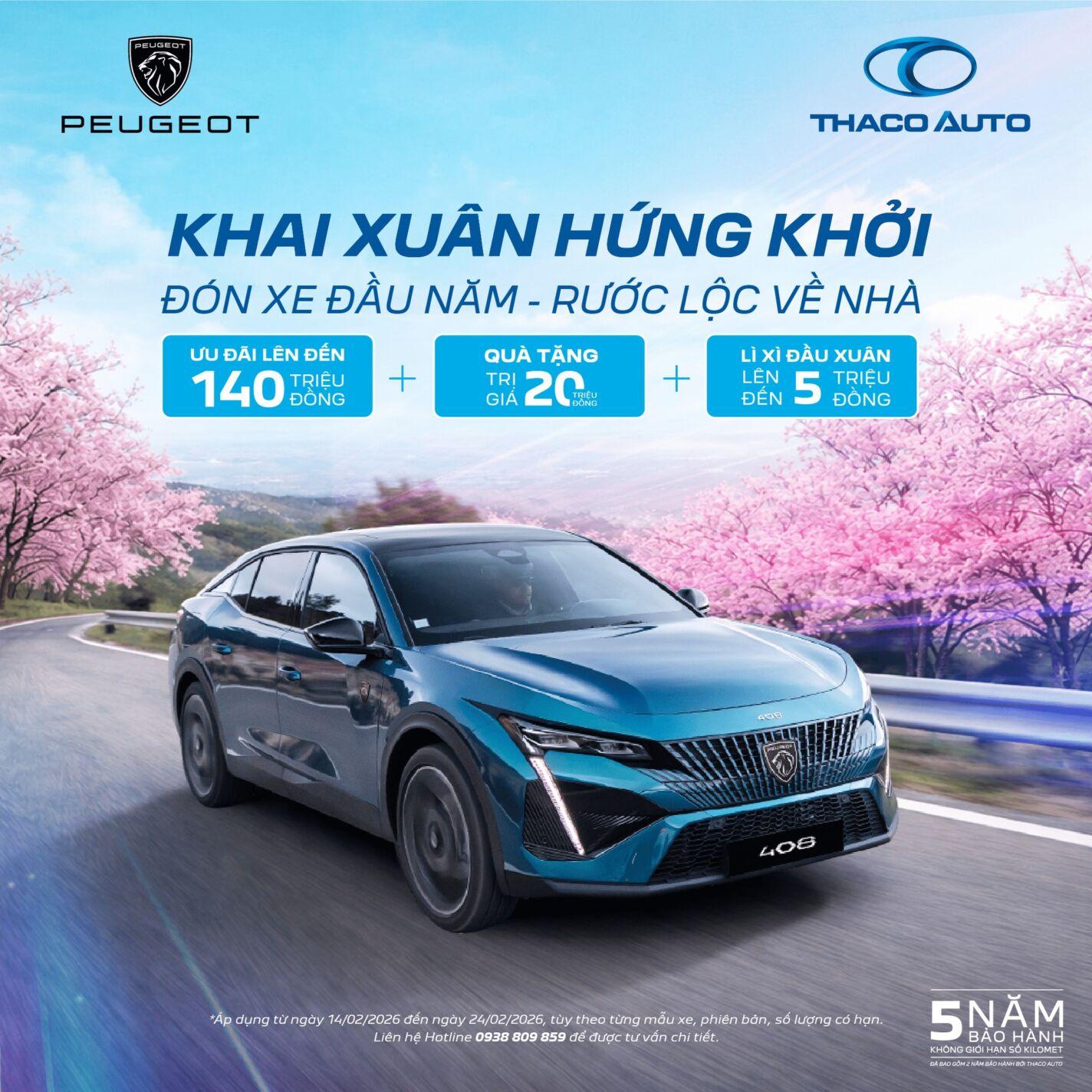 Khai Xuân Hứng Khởi Peugeot HCM