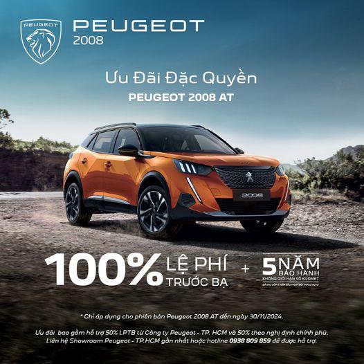 ĐẶC QUYỀN ƯU ĐÃI – PEUGEOT 2008 AT