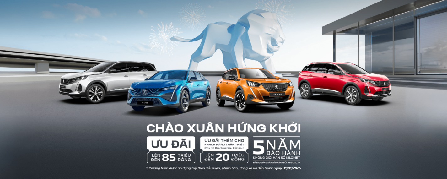 Read more about the article Bảng giá xe Peugeot mới nhất tháng 2/2025